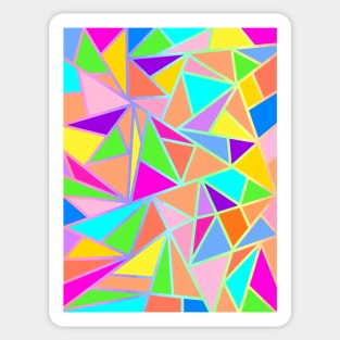 Vibrant Geometric Sticker